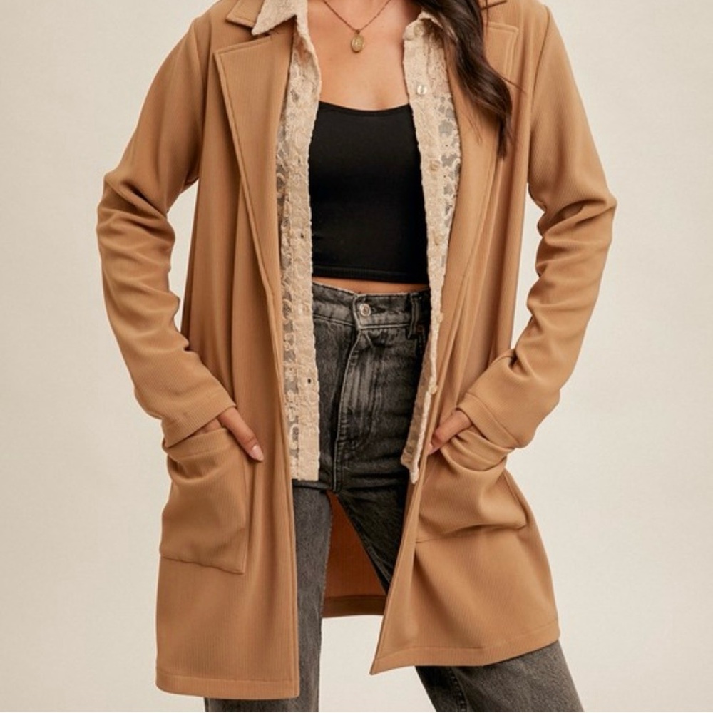 Hem & Thread NWT Tan Women's Jacket, size small